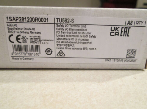 Brand new and original ABB ISAP281200R0001 TU582-S I/O terminal unit