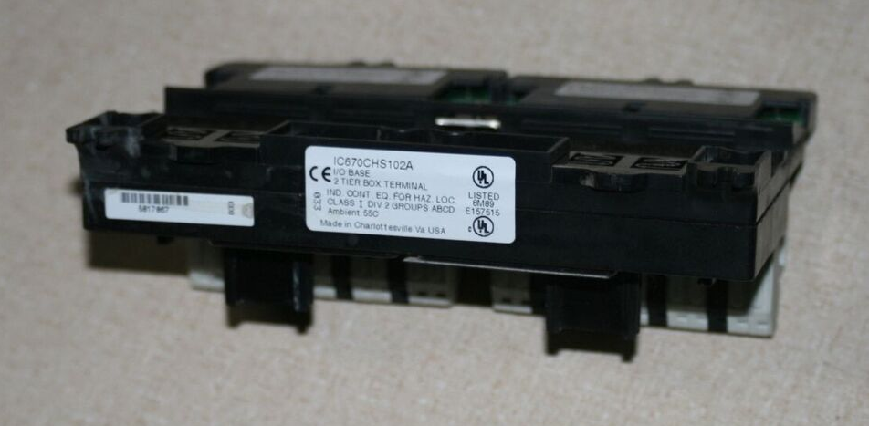 GE IC670CHS102A I/O Base Terminal Block good service and original package